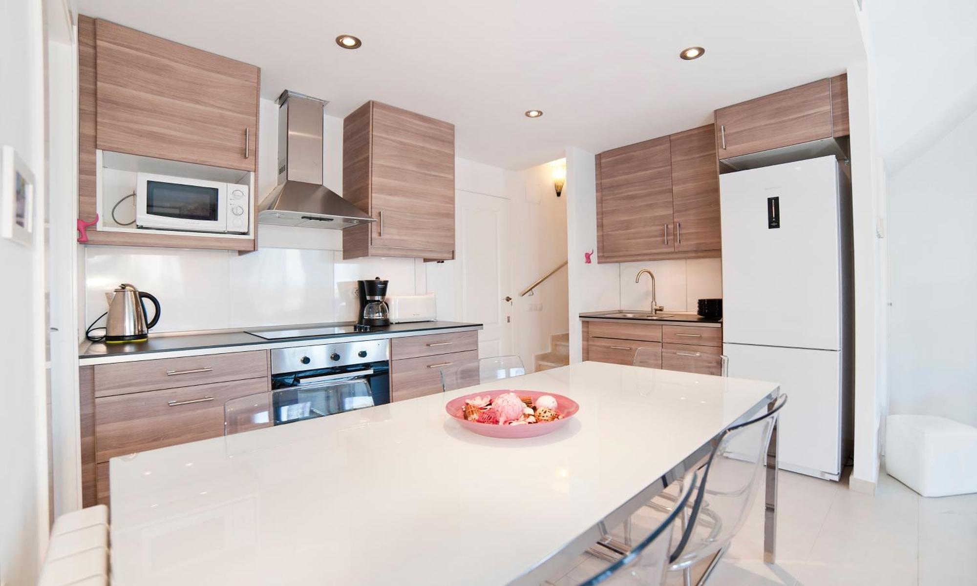 Duplex Moderno 3 Hab Parking, Vistas Al Mar Y Terraza Daire Sitges Dış mekan fotoğraf